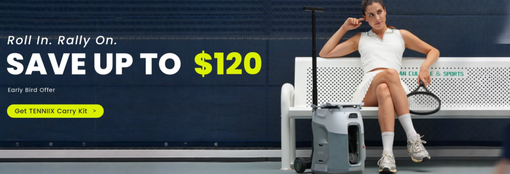 Back to Court. Back to Your Best | Save $100 on TENNIIX Tennis Machines!